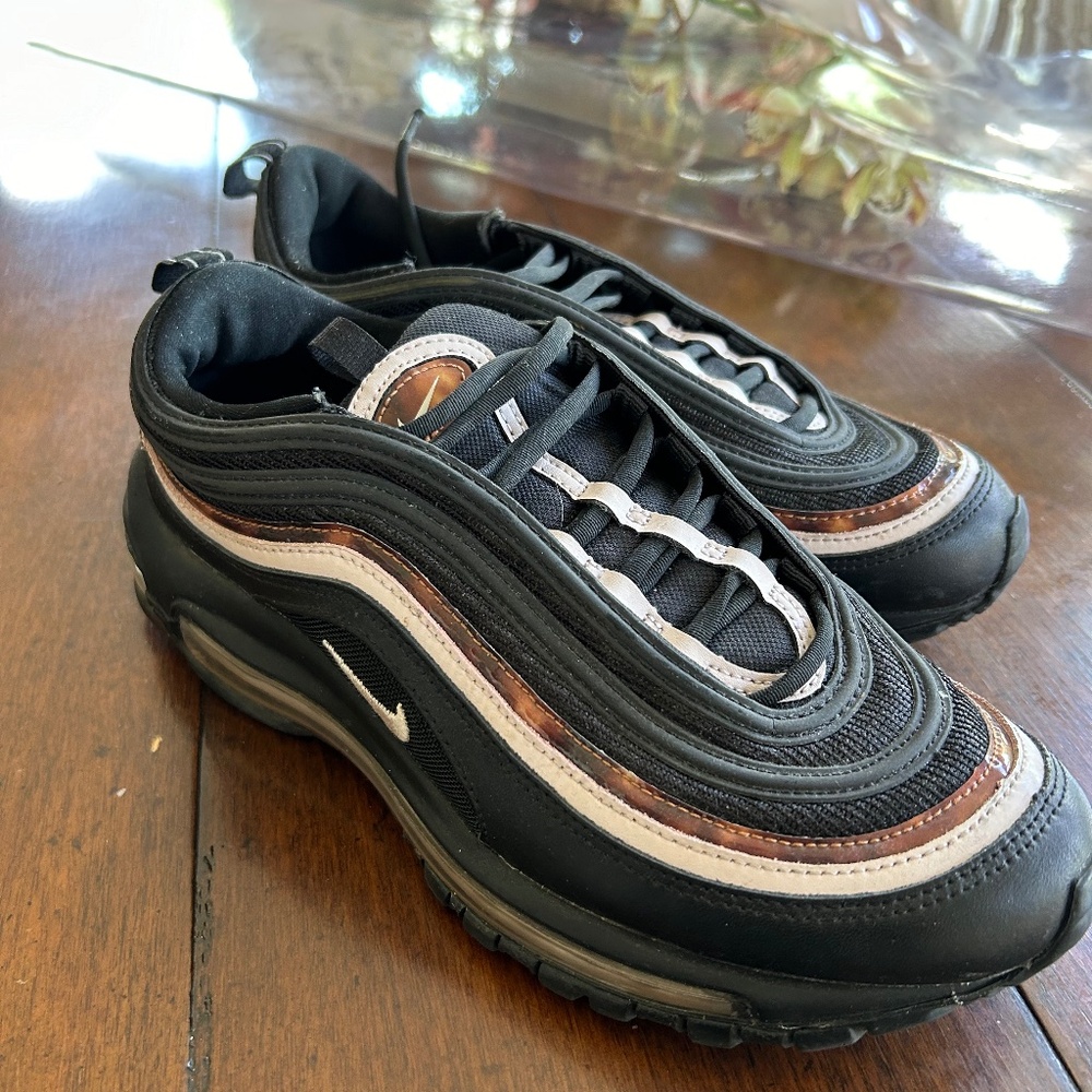(read*) Nike Airmax 97 Tortoise Shell Black/Woodgrain in Size 9